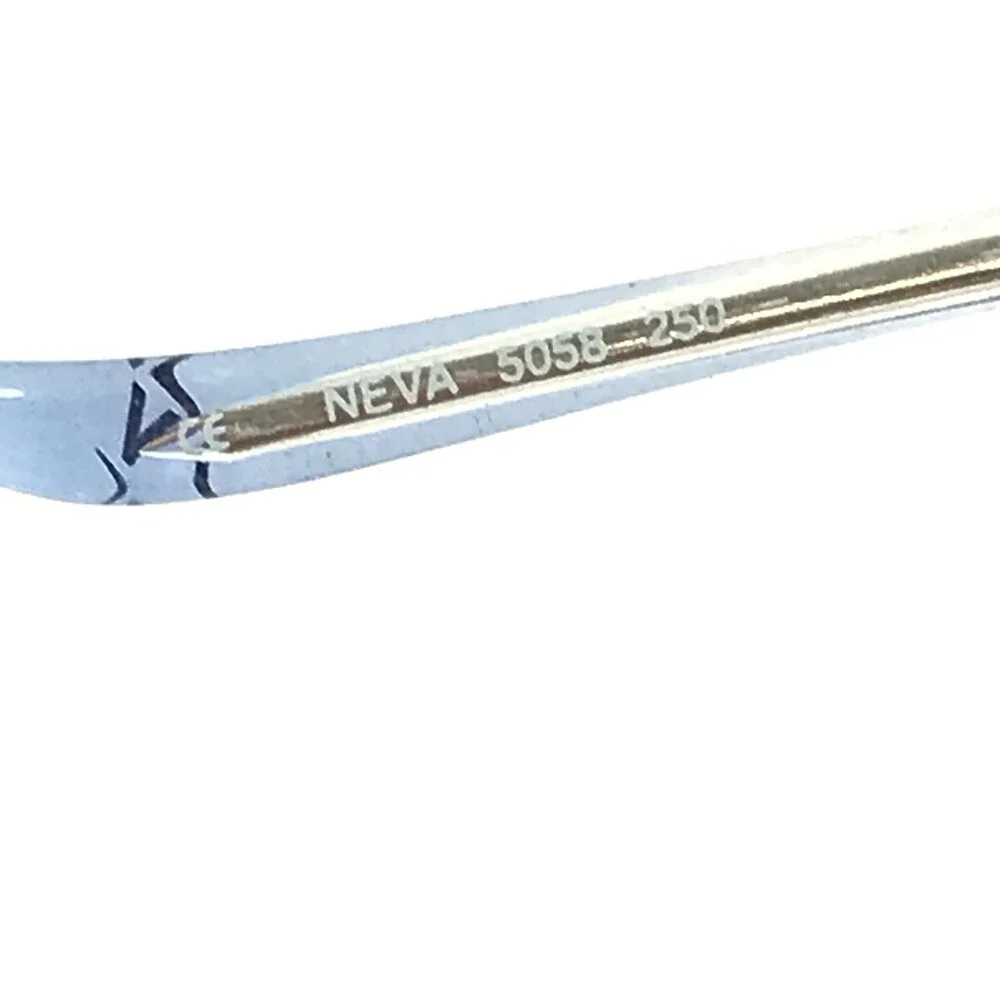 Voyant Eyeglasses Frames NEVA 5058 250 Clear Blue Gradient Silver 50-17-133